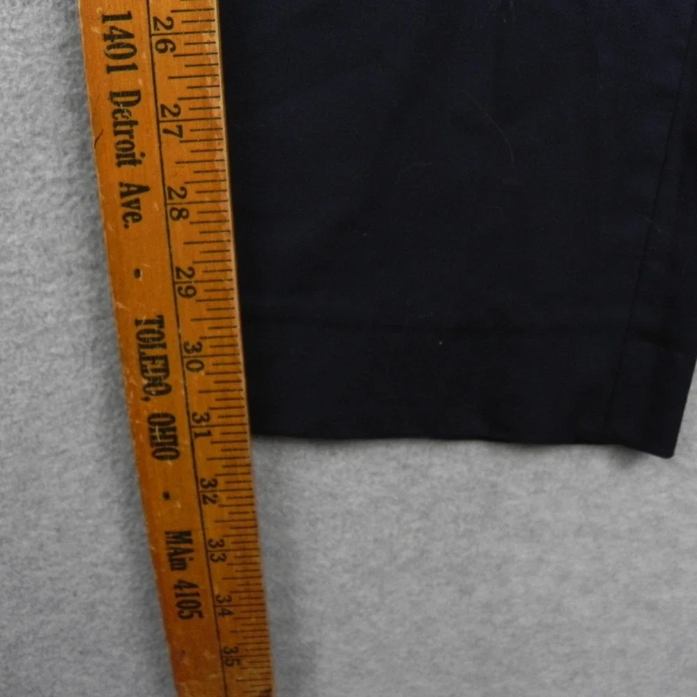 Banana Republic Dress Pants Mens 32x32 Standard Fit Super 120s Italian Wool Navy